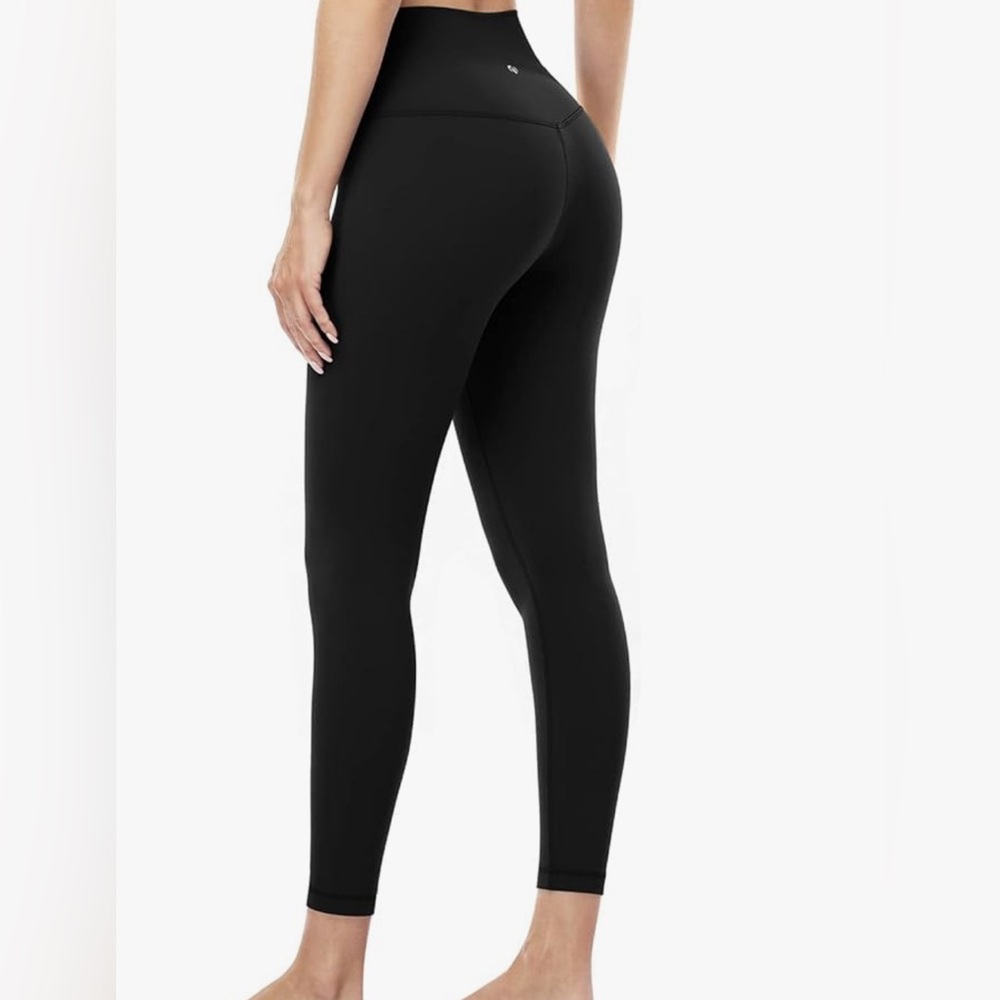 HeyNuts Women's Yoga Pants Black Essential 7/8 25" Inseam Athleisure NWT XL 14